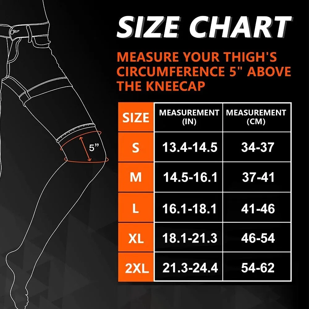 1pair Sport Full Leg Compression Knee Sleeves Protector for Weightlifting Arthritis