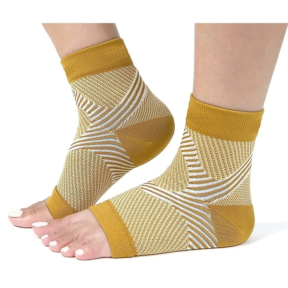 2pcs Ankle Compression Brace Foot Socks for Plantar Fasciitis Heel Pain