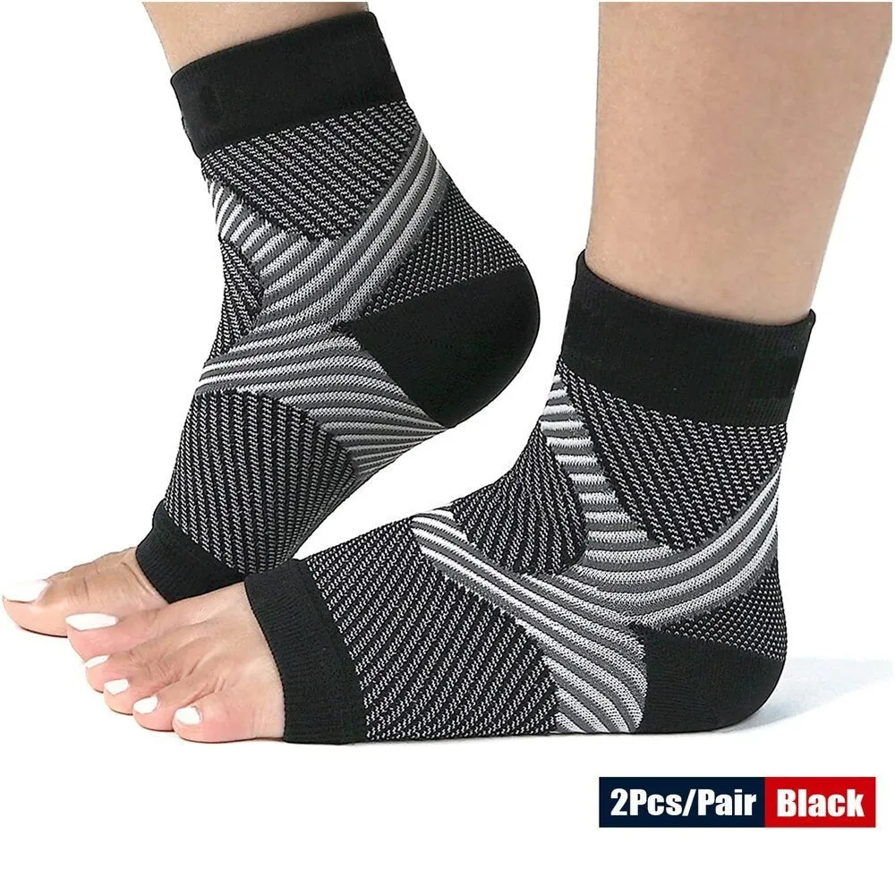 2pcs Ankle Compression Brace Foot Socks for Plantar Fasciitis Heel Pain