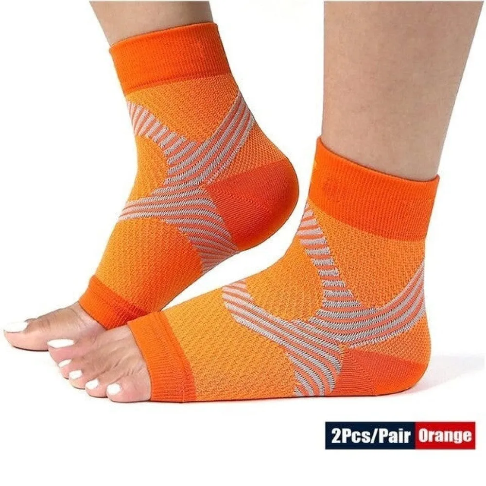 2pcs Ankle Compression Brace Foot Socks for Plantar Fasciitis Heel Pain
