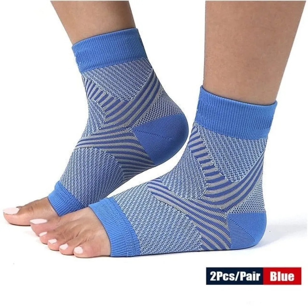 2pcs Ankle Compression Brace Foot Socks for Plantar Fasciitis Heel Pain