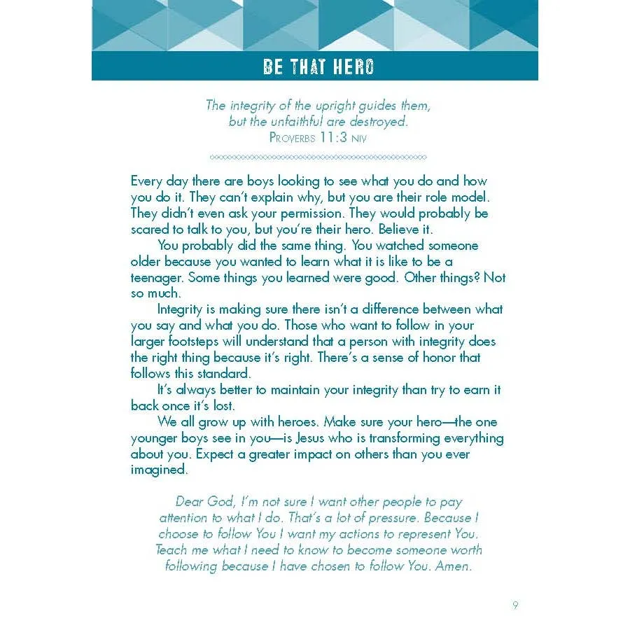 3 Minute Devotions for Guys
