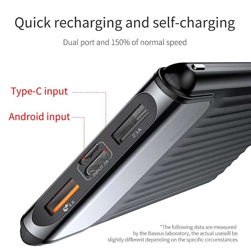 3.0 Power Bank 10000mAh Dual USB