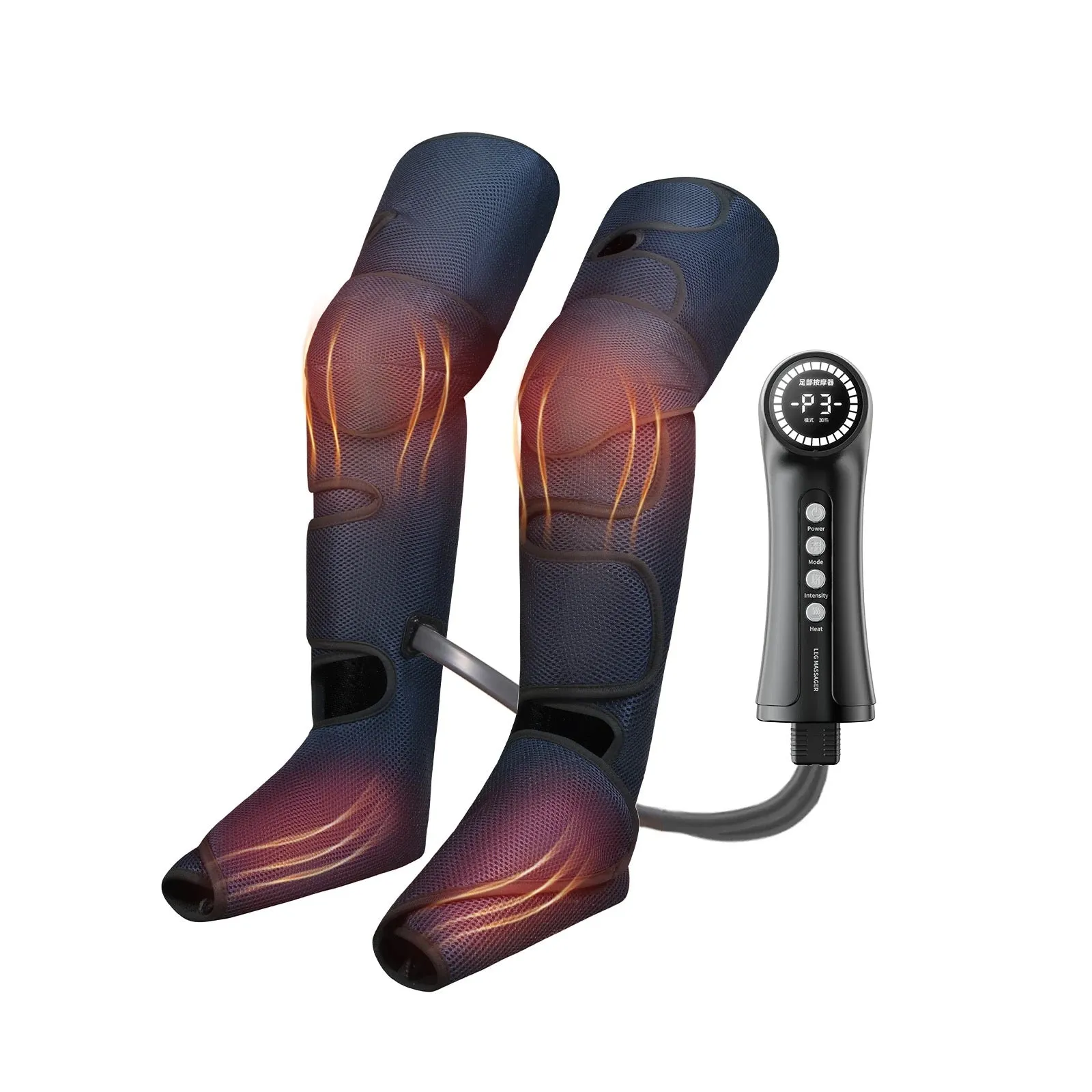 Air Pressure Compression Foot and Leg Massager For Circulation, Relaxation and Lymphatic Drainage