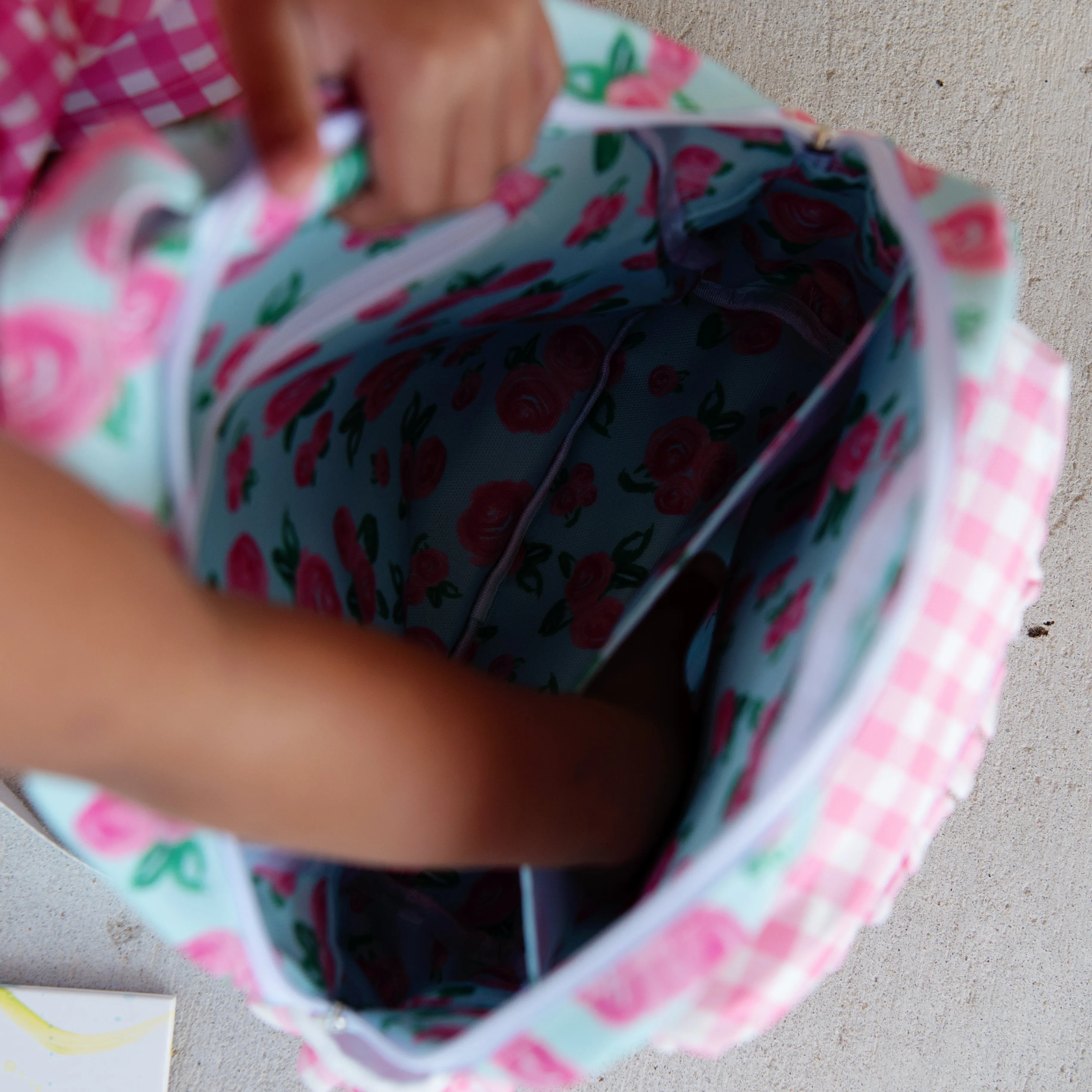 Backpack - Watercolor Roses