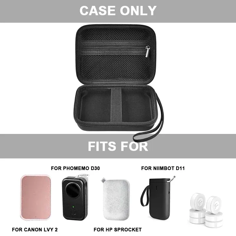 Carrying Case For Niimbot D11 Phomemo D30 Canon Ivy 1/2 Hp Sprocket Mini Po Printers