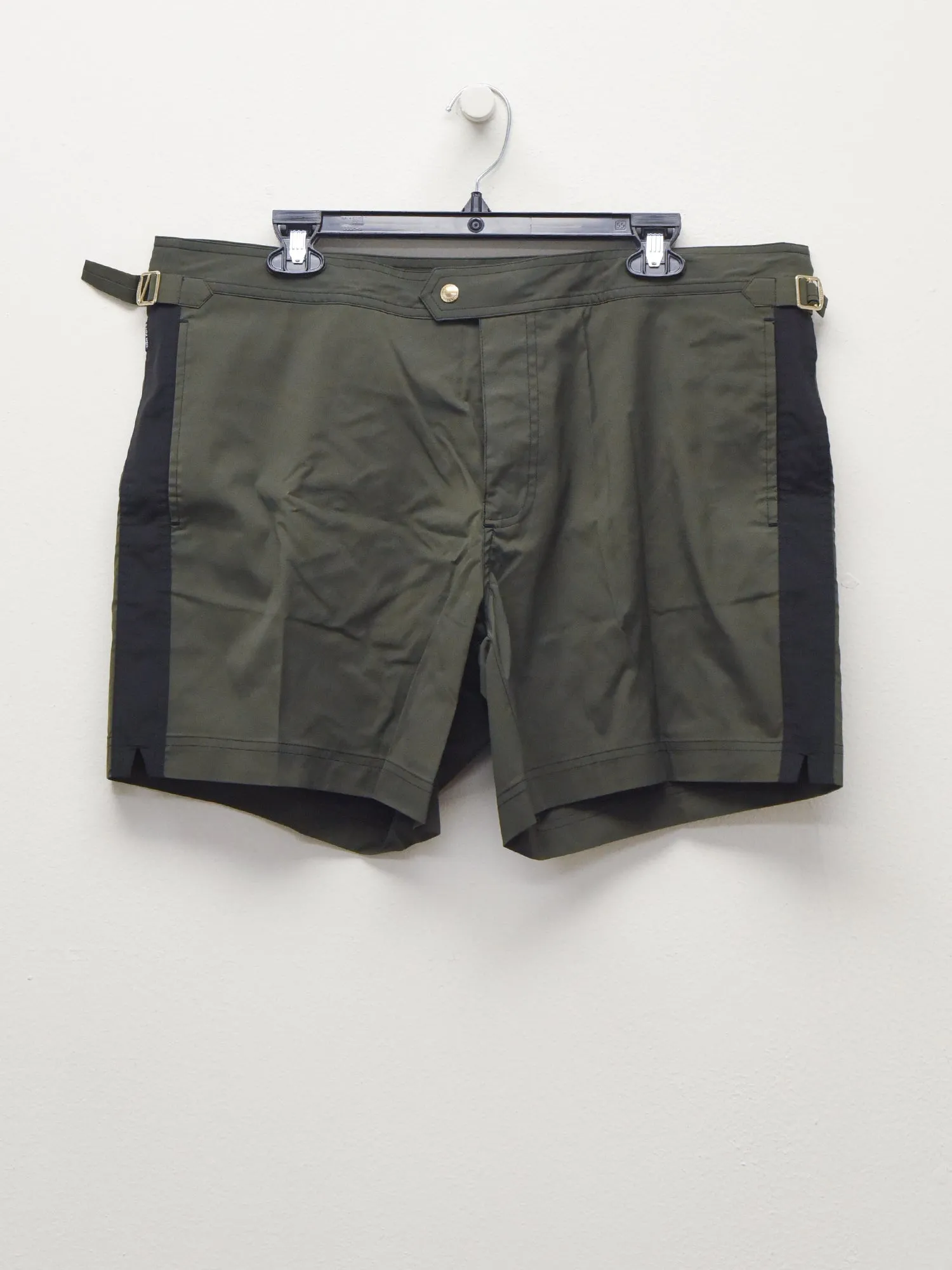 COMPACT POPLIN SWIM SHORTS_MEN