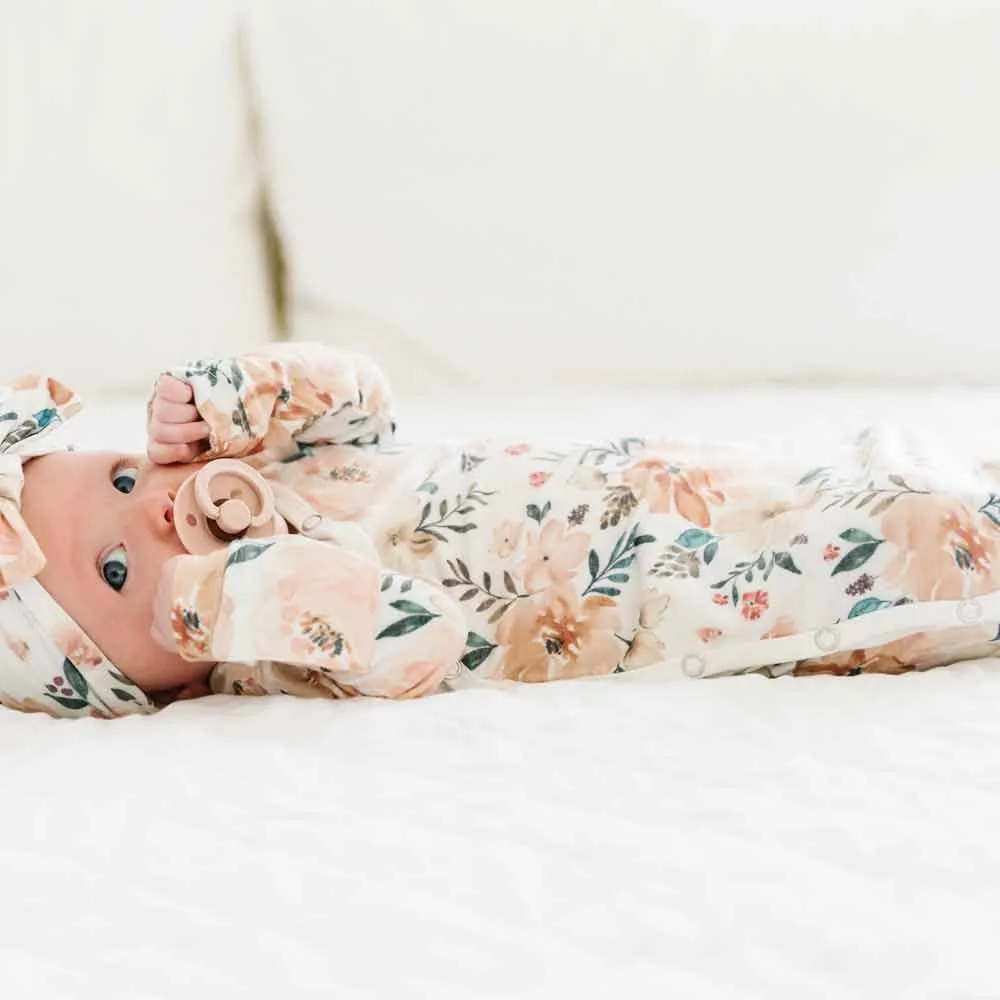 Copper Pearl Knotted Gown | Autumn