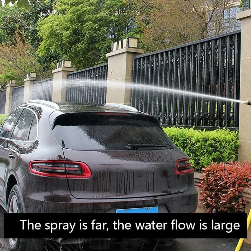 Experience the Ultimate Car Wash with Our Portable High-Pressure Water Gun!