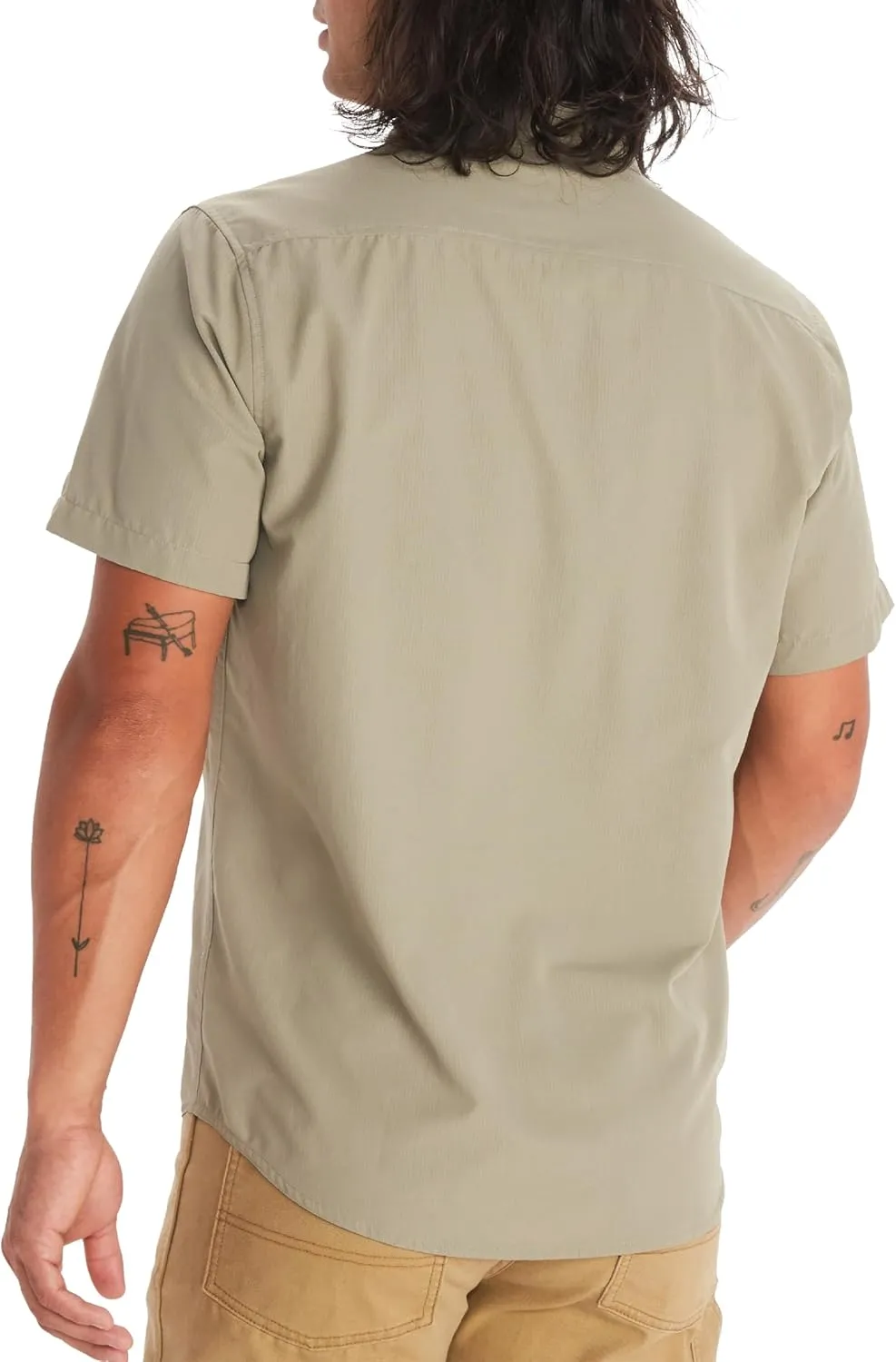 MARMOT Men's Aerobora Short Sleeve Button-Down Shirt - Lightweight, Packable, Quick-Drying UPF Protection