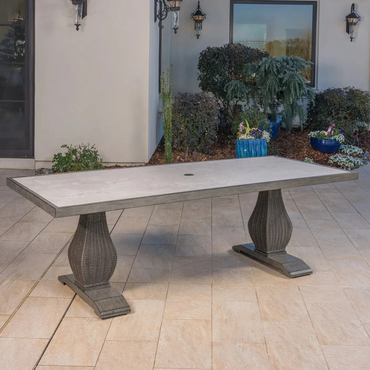 SunVilla Leyton 9-piece Outdoor Patio Dining Set